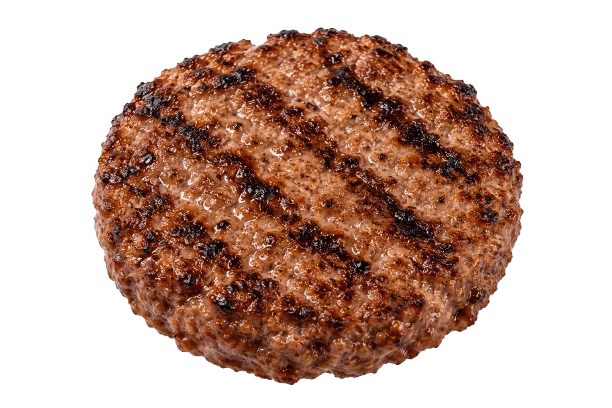 Flame-grilled patty